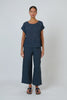 Linen Tee Top - Streamline