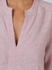 Naturals Linen Top - Radish