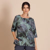 Butterfly Silk Tee Top