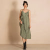 Bamboo Molly Petticoat Dress - Sage