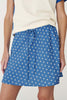 Frannie Silk Mini Skirt - Cornflower