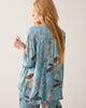 Fantasy Print Top - Glacier Blue