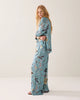 Fantasy Print Pant - Glacier Blue