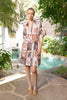 Kiara Botanical Dress - Cocoa