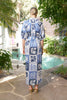 Taylor Botanical Ankle Dress - Denim