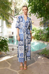 Taylor Botanical Ankle Dress - Denim