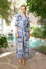 Taylor Botanical Ankle Dress - Denim