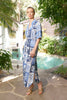 Taylor Botanical Ankle Dress - Denim