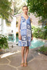 Tia Botanical Dress - Denim