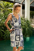 Tia Botanical Dress - Denim