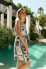 Tia Botanical Dress - Denim