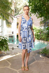 Tia Botanical Dress - Denim