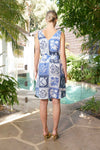 Tia Botanical Dress - Denim
