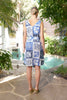 Tia Botanical Dress - Denim