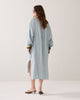 Metallic Stripe Dress - Glacier Blue