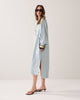 Metallic Stripe Dress - Glacier Blue