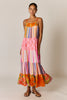 Breeze Patch Maxi Dress - Melon