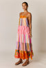 Breeze Patch Maxi Dress - Melon