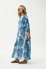 Jackie Dress - Taormina Blue/White