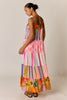 Breeze Patch Maxi Dress - Melon
