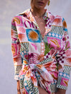 Baggy Shirt - Pink Fiesta