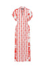 Carmen Maxi Dress - Wild Bird Red