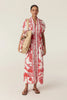 Carmen Maxi Dress - Wild Bird Red