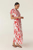 Carmen Maxi Dress - Wild Bird Red