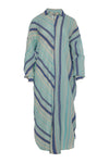 Frantzeska Long Dress - m.blue/blue