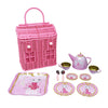 Claris Tea Set in Woven Basket