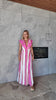 Frankie Dress - Pink/White Stripe