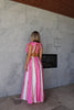 Frankie Dress - Pink/White Stripe