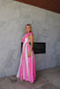Frankie Dress - Pink/White Stripe