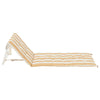Reclining Beach Chair - Mango Bay Mustard Stripe