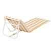 Reclining Beach Chair - Mango Bay Mustard Stripe