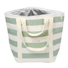 Light Cooler Tote - La Palma Sage Stripe