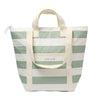 Light Cooler Tote - La Palma Sage Stripe