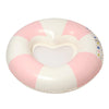 Luxe Pool Ring - Stole My Heart Pink Stripe