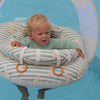 Interactive Baby Float - Duck Sage Stripe