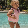 Kids Swim Vest 1-2 yrs - Cotton Candy Cherry