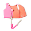 Kids Swim Vest 1-2 yrs - Poppy The Peach Neon Pink