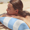 Beach Pillow - La Mer Med Blue Stripe