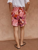 Sarah Relaxed Shorts - Peony Pink