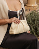 Goldie Clutch - Raffia Vanilla