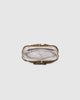 Goldie Clutch - Chocolate Raffia