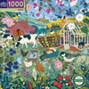 Eeboo 1000pc Puzzle - English Hedgerow