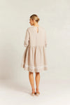 Babydoll Lace Linen Dress - String