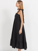 Brasilia Tie Maxi Dress - Black