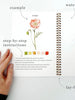 Watercolour Work Book - Flowers