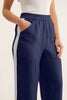 Tilly Linen Pant - Navy